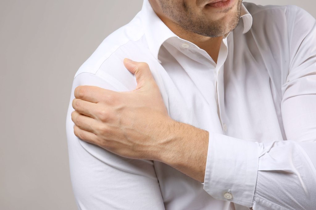 Four super useful tips for improving your shoulder pain treatment shutterstock 557017414 shoulder pain