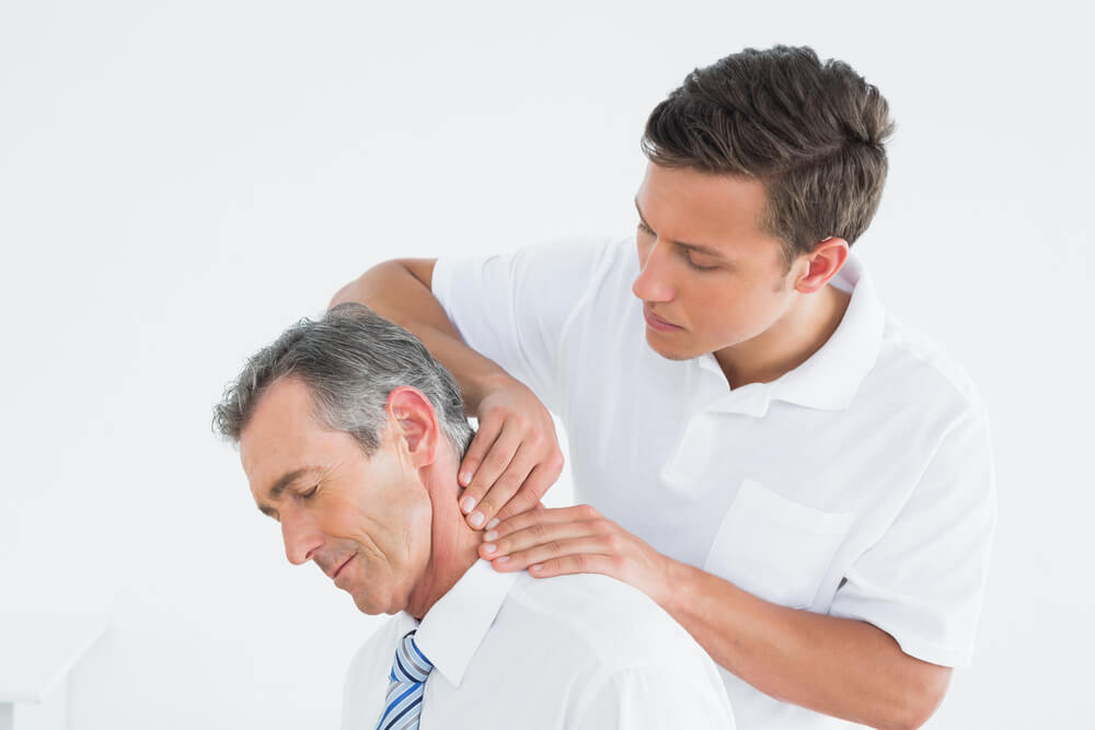 Neck pain treatment for patients in St. Louis shutterstock 166120856 neck pain treatment