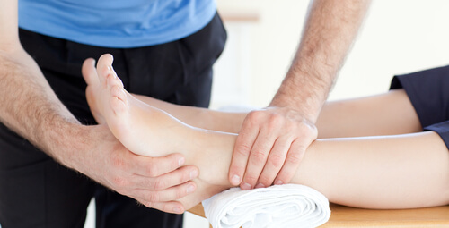 shortening recovery time for sprained ankle