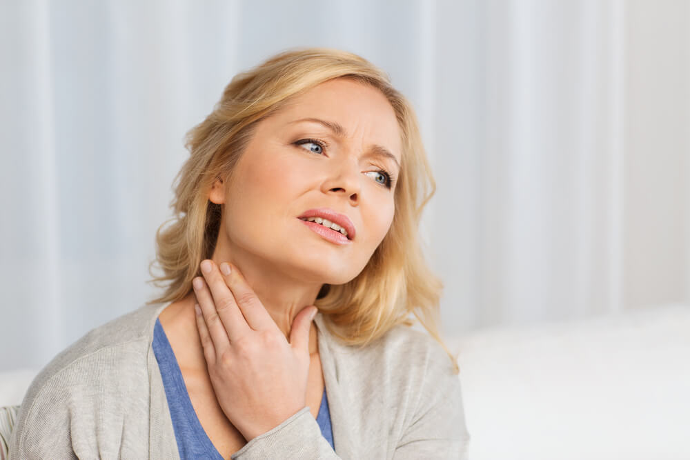 What causes muscle pain in the front of the neck? shutterstock 357763220 front neck muscle pain