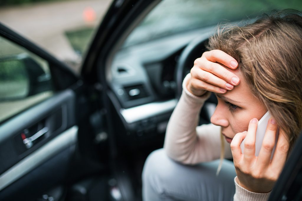 Hip pain after a car accident: Why you have it and what to do about it young woman in the damaged car after a car acciden 2021 08 26 12 09 10 utc 1 hip pain after a car accident: why you have it and what to do about it hip pain